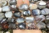 AGBS236 15 inches 13*18mm - 15*20mm faceted nuggets botswana agate beads