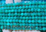 AGBS379 15 inches 6mm round green dragon veins agate beads wholesale