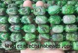 AGBS448 15 inches 15*20mm drum crazy lace agate beads wholesale
