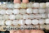 AGBS452 15 inches 12*14mm drum agate gemstone beads wholesale