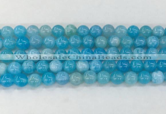 AGBS81 15 inches 8mm round blue fire agate beads wholesale
