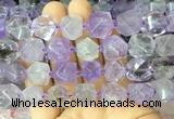 ANBS01 15 inches 10*14mm - 12*15mm faceted nuggets ametrine beads