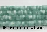 ASBS07 15 inches 3*8mm heishi peacock angelite gemstone beads