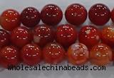 CAA1047 15.5 inches 8mm round dragon veins agate beads wholesale