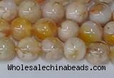 CAA1072 15.5 inches 8mm round sakura agate gemstone beads