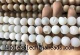 CAA1331 15.5 inches 12mm round matte plated druzy agate beads