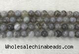 CAA1804 15.5 inches 12mm round banded agate gemstone beads