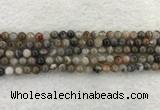 CAA1811 15.5 inches 6mm round banded agate gemstone beads