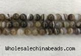 CAA1824 15.5 inches 12mm round banded agate gemstone beads