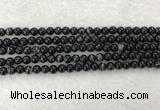 CAA1831 15.5 inches 6mm round banded agate gemstone beads