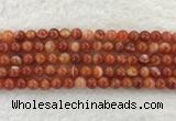 CAA1902 15.5 inches 8mm round banded agate gemstone beads