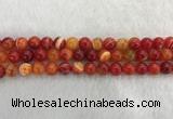 CAA1913 15.5 inches 10mm round banded agate gemstone beads