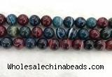 CAA2046 15.5 inches 16mm round banded agate gemstone beads