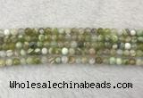 CAA2308 15.5 inches 4mm round banded agate gemstone beads