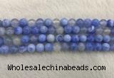 CAA2334 15.5 inches 10mm round banded agate gemstone beads