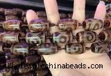 CAA2660 15.5 inches 14*25mm - 16*26mm drum tibetan agate dzi beads