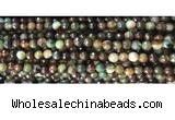 CAA3298 15 inches 6mm faceted round agate beads wholesale