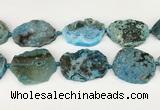 CAA4088 15.5 inches 33*40mm - 38*45mm freeform ocean agate beads