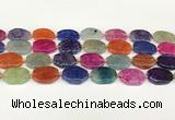 CAA4495 15.5 inches 15*20mm octagonal dragon veins agate beads