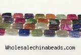 CAA4496 15.5 inches 15*20mm rectangle dragon veins agate beads