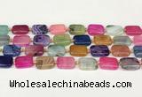 CAA4503 15.5 inches 12*16mm rectangle dragon veins agate beads