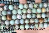 CAA4971 15.5 inches 10mm round agate gemstone beads wholesale