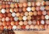 CAA5002 15.5 inches 8mm round red botswana agate beads wholesale
