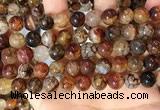 CAA5049 15.5 inches 10mm round dragon veins agate beads wholesale