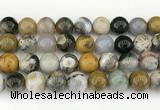 CAA5334 15.5 inches 12mm round ocean agate beads wholesale