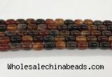 CAA5350 15.5 inches 10*14mm drum agate gemstone beads