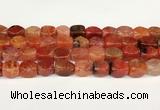 CAA5373 15.5 inches 10*12mm - 11*16mm faceted nuggets agate beads