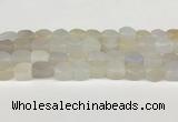 CAA5380 15.5 inches 10*12mm - 11*16mm faceted nuggets agate beads