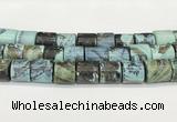 CAA5412 15.5 inches 15*15mm tube agate gemstone beads