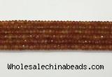CAA5442 15.5 inches 6*8mm faceted rondelle agate gemstone beads