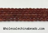 CAA5459 15.5 inches 8*12mm faceted rice agate beads