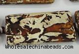 CAA757 15.5 inches 21*41mm rectangle wooden agate beads wholesale