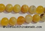 CAA90 15.5 inches 12mm round botswana agate gemstone beads
