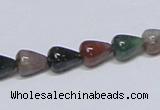 CAB444 15.5 inches 8*10mm teardrop indian agate gemstone beads