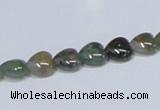 CAB452 15.5 inches 8*8mm heart indian agate gemstone beads
