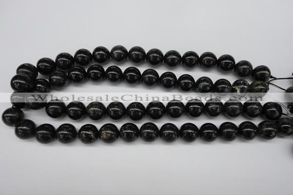 CAE06 15.5 inches 14mm round astrophyllite beads wholesale