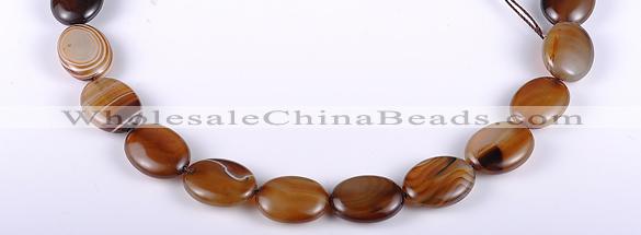 CAG154 15*20mm oval madagascar agate gemstone beads Wholesale