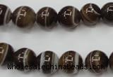 CAG5902 15 inches 10mm round Madagascar agate gemstone beads