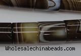 CAG5920 15 inches 15*18mm tube Madagascar agate gemstone beads