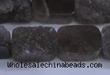 CAG5990 15.5 inches 15*20mm rectangle grey agate gemstone beads