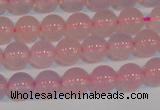 CAG7150 15.5 inches 6mm round pink agate gemstone beads