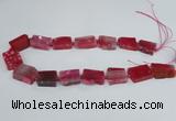 CAG7389 15.5 inches 15*20mm - 18*25mm freeform dragon veins agate beads