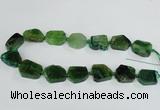 CAG7396 15.5 inches 18*25mm - 20*28mm freeform dragon veins agate beads