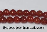 CAG7857 15.5 inches 6mm round red agate beads wholesale