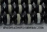 CAG9133 15.5 inches 8mm round tibetan agate beads wholesale