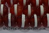 CAG9142 15.5 inches 10mm round tibetan agate beads wholesale